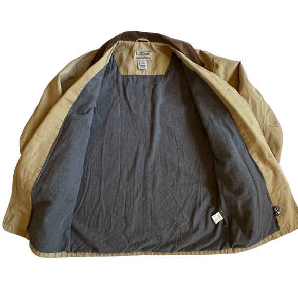 SOLD L. L. Bean Mens Original Field Canvas Barn Jacket Flannel Lining M - Picture 7 of 12